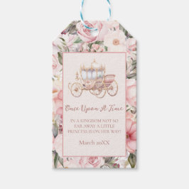 Once Upon a Time Pink Princess Baby shower Cadeaulabel