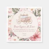 Once Upon a Time Pink Princess Baby shower Servet (Voorkant)