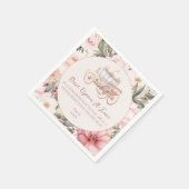 Once Upon a Time Pink Princess Baby shower Servet (Hoek)