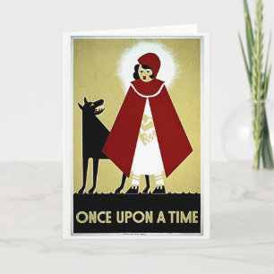 Once Upon a Time Poster, Roodkapje en Wolf Bedankkaart