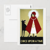 Once Upon a Time Poster, Roodkapje en Wolf Briefkaart (Voorkant / Achterkant)