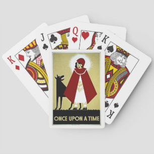 Once Upon a Time Poster, Roodkapje en Wolf Pokerkaarten
