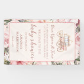 Once Upon a Time Princess Baby shower Welkom Spandoek (Horizontaal)