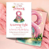 Once Upon a Time Princess Castle Meisje 8e verjaar Kaart