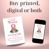 Once Upon a Time Princess Castle Meisje 8e verjaar Kaart