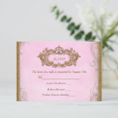 Once Upon a Time Princess Verjaardag RSVP (Staand voorkant)