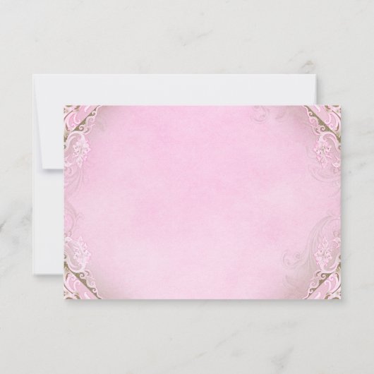 Once Upon a Time Princess Verjaardag RSVP (Achterkant)