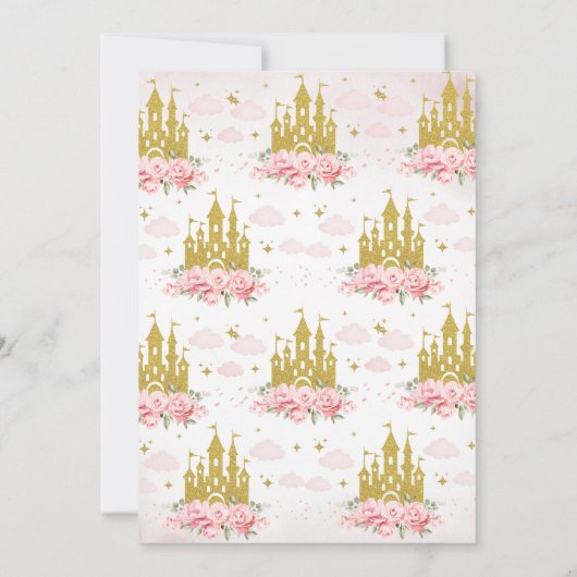 Once Upon a Time Prinses 1e Verjaardag Kaart (Achterkant)