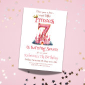 Once Upon a Time Prinses Castle Meisje 7e verjaard Kaart