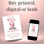 Once Upon a Time Prinses Castle Meisje 9e verjaard Kaart