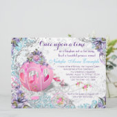 Once Upon a Time Prinses Sprookje Verjaardag Kaart (Staand voorkant)