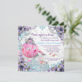 Once Upon a Time Prinses Sprookje Verjaardag Kaart (Staand voorkant)