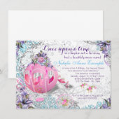 Once Upon a Time Prinses Sprookje Verjaardag Kaart (Voorkant / Achterkant)