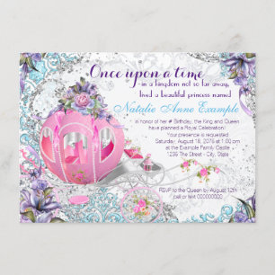 Once Upon a Time Prinses Sprookje Verjaardag Kaart