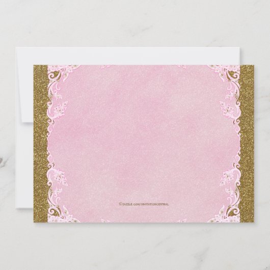 Once Upon a Time Prinses Verjaardag Kaart (Achterkant)