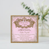 Once Upon a Time Prinses Verjaardag Kaart (Staand voorkant)