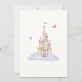 Once Upon a Time Prinses verjaardag Uitnodiging (Achterkant)