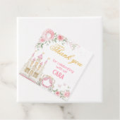 Once Upon a Time Prinses Verjaardagsfeest Plein Bedankjes Labels (In situ)