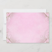 Once Upon a Time Prinses Verjaardagsfeestje Kaart (Achterkant)