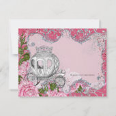 Once Upon a Time Prinses Verjaardagsfeestje Kaart (Achterkant)