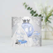 Once Upon a Time Prinses Verjaardagsfeestje Kaart (Staand voorkant)