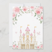 Once Upon a Time Prinses Verjaardagsfeestje Kaart (Achterkant)