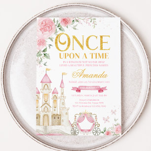 Once Upon a Time Prinses Verjaardagsfeestje Kaart