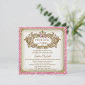 Once Upon a Time Prinses Verjaardagsfeestje Kaart (Staand voorkant)