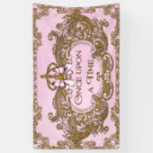 Once Upon a Time Prinses Verjaardagsfeestje Spandoek (Verticaal)