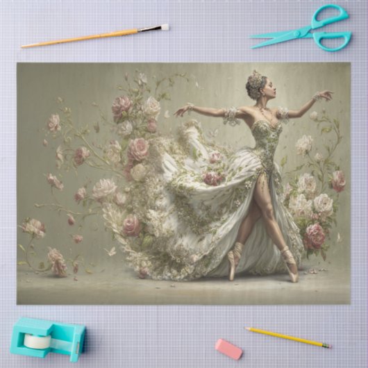Once upon a Time Series Ballerina Two Tissuepapier (Craft)