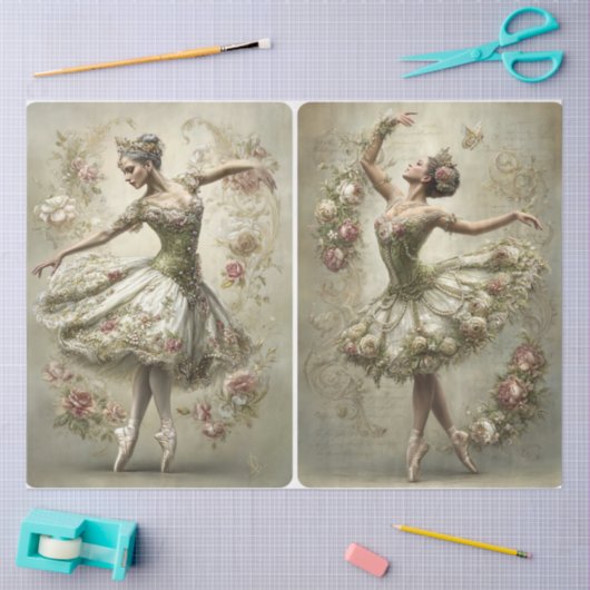 Once Upon A time Series Double Portrait  Tissuepapier (Craft)