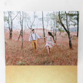 Once Upon a Time Sprookjesachtig Kasteel Bruiloft  Drieluik Uitnodiging (Binnenzijde eerst)