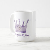 Once Upon a Time – Sprookjesdesign Mokka Kop (Voorkant links)