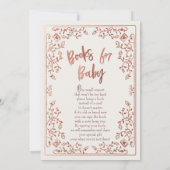 Once Upon a Time Storybook Baby shower Invitation Kaart (Achterkant)