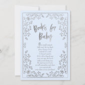 Once Upon a Time Storybook Baby shower Invitation Kaart (Achterkant)
