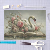 Once upon a Time Swan Tissuepapier (Craft)