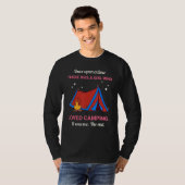 Once Upon A Time There Was A Girl Who Loved Campin T-shirt (Voorkant volledig)