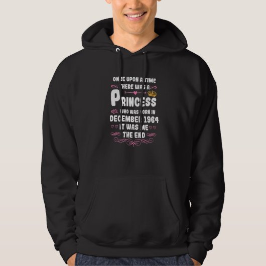Once upon a time there was a princess December 196 Hoodie (Voorkant)