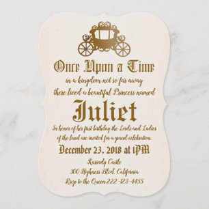 Once Upon a Time - Uitnodiging voor prinsen