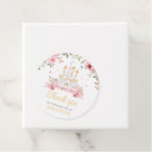 Once Upon a Time Verjaardag Feestronde Bedankjes Labels (In situ)