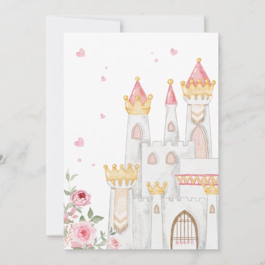 Once Upon a Time Verjaardagsfeestje Kaart (Achterkant)