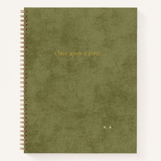 'Once Upon a Time' Writer’s Notebook Notitieboek (Voorkant)
