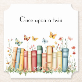 Once Upon A Twin Sprookjesboek Kartonnen Onderzetters