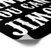 Once You Jimin You Can't Jimout  Poster (Hoek)