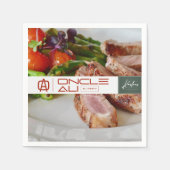 ONCLE ALI Paper Napkin Servet (Voorkant)