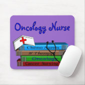 Oncolgoy Nurse "Books"-ontwerp Muismat (Met muis)