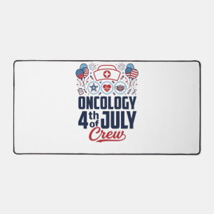 Oncologie 4 juli Crew Medisch Patriottisch T-shirt Bureaumat
