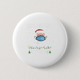 Oncologie kerstcadeauT-shirt voor verpleegsters On Ronde Button 5,7 Cm