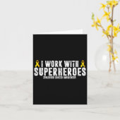 Oncologie kinderverpleegkundige oncoloog lint kaart (Gele Bloem)