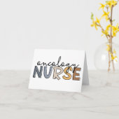 Oncologie Nurse Oncology Nursing RN Kaart (Gele Bloem)